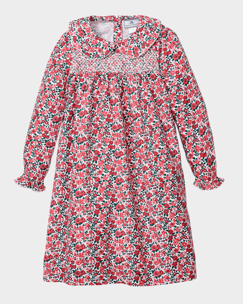 Girl's Eloise Fleurs de Bois Nightgown, Size 6M-14